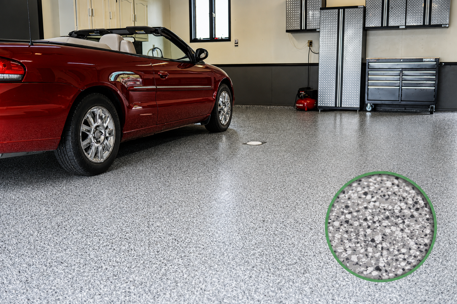Real Concrete Coating Installed by TSR